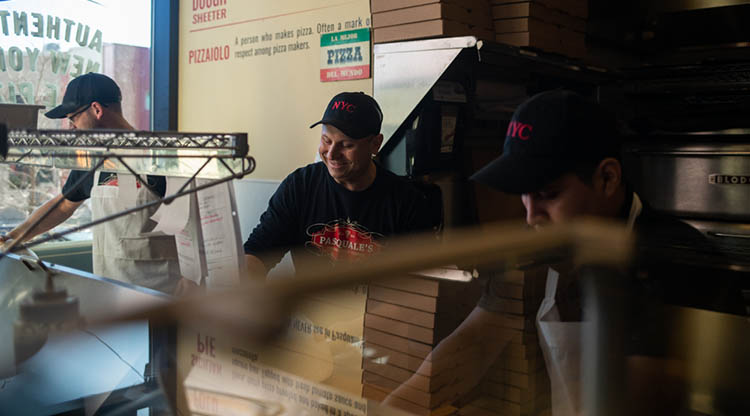Man Making Pizza